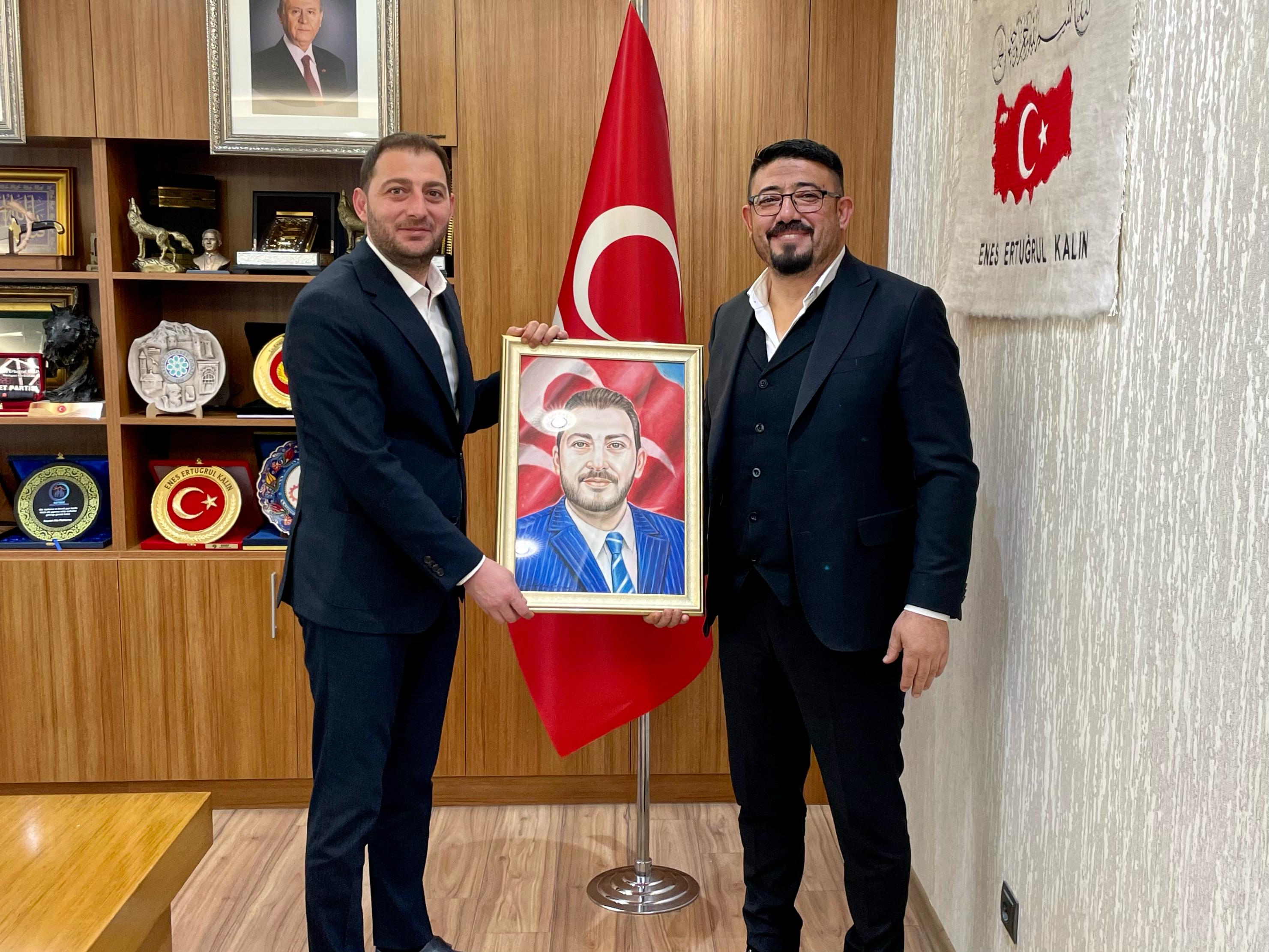 HAGİAD’dan, MHP İl Başkanı Kalın’a Nezaket Ziyareti