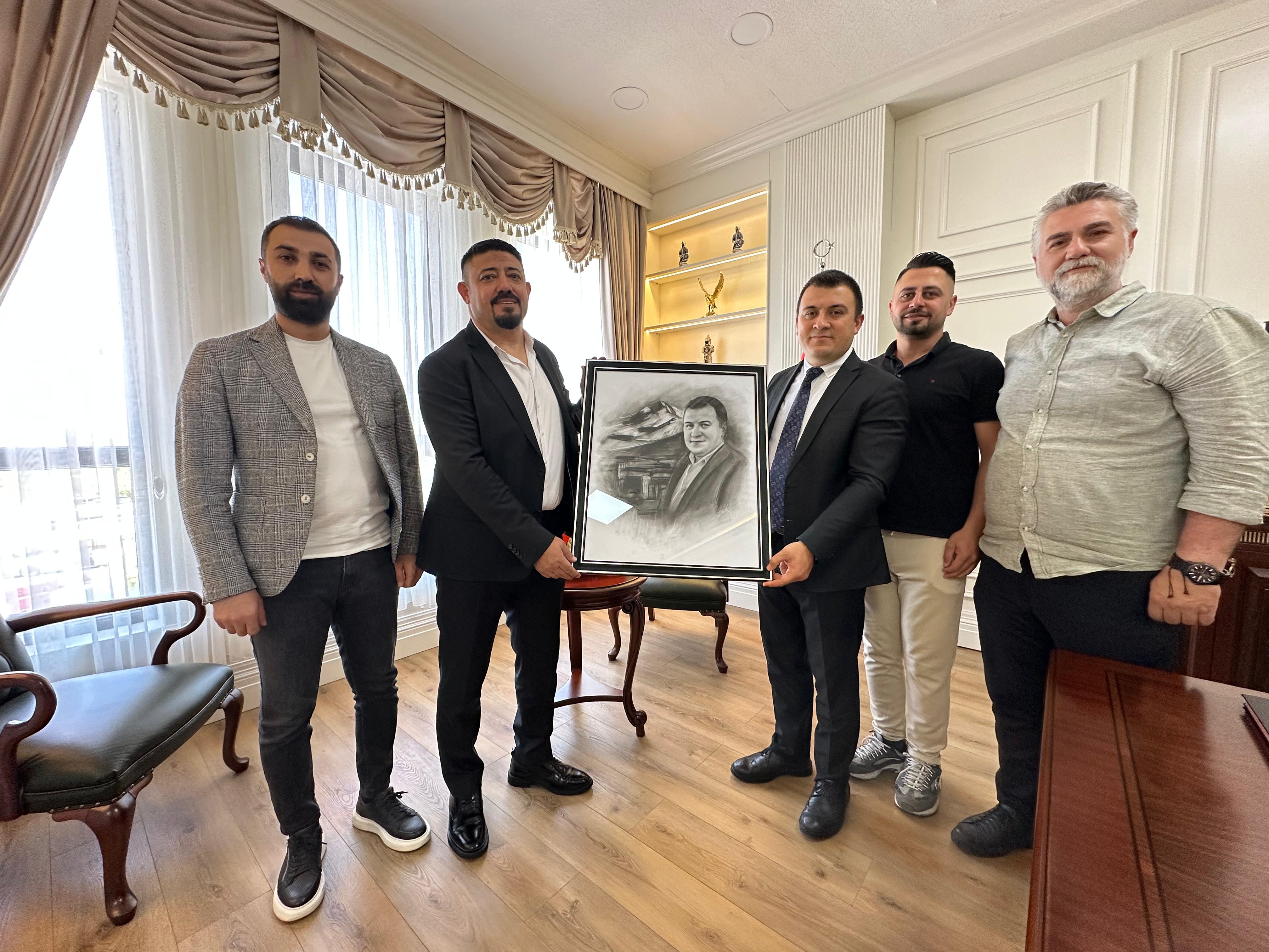 Kaymakamımız Burak DERTLİOĞLU’ na veda ziyaretinde bulunduk.