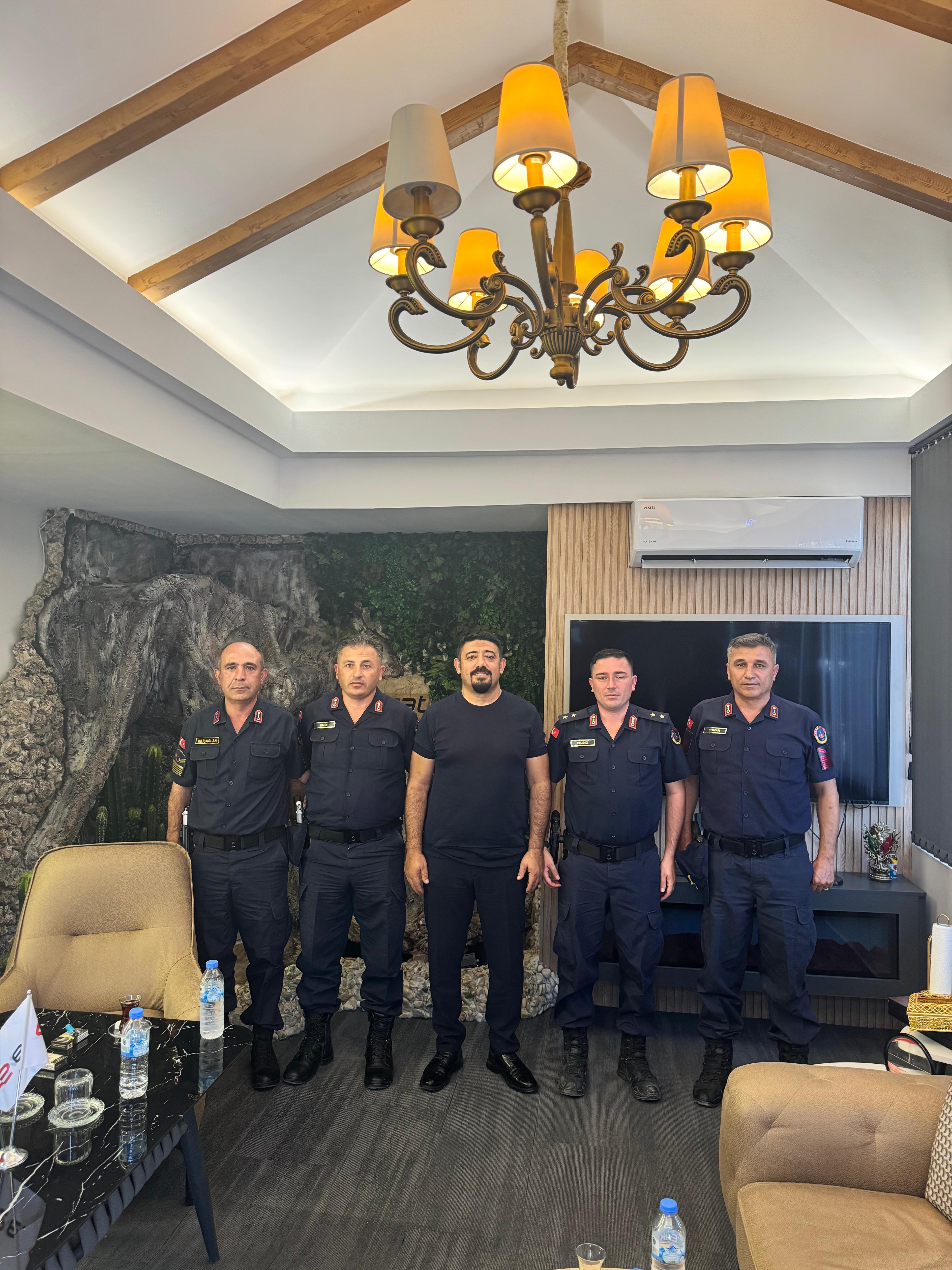 Hacılar Jandarma Komutanlarımızdan HAGİAD’a Nezaket Ziyareti